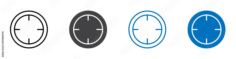 Aim icon Logo sign in thin line outline Aim icon Logo sign in thin line outline