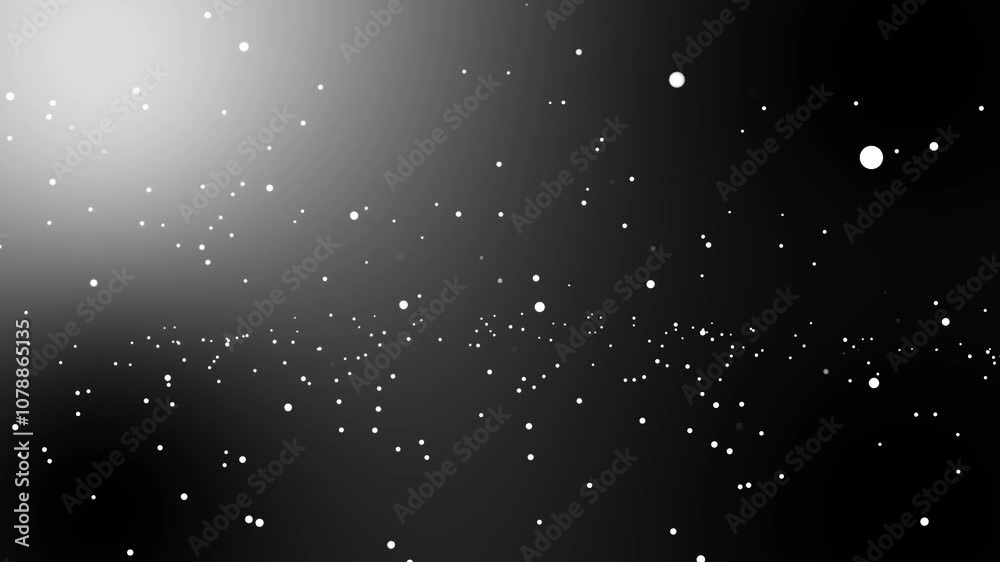 bounce particles background footage,  animation of falling and rotating particles
