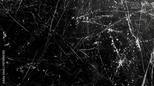 Wallpaper Mural Abstract Black and White Scratched Texture Background with a Distressed Vintage Look, Perfect for Design Projects. Torontodigital.ca