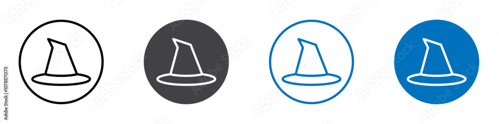 Hat icon Logo sign in thin line outline Hat icon Logo sign in thin line outline