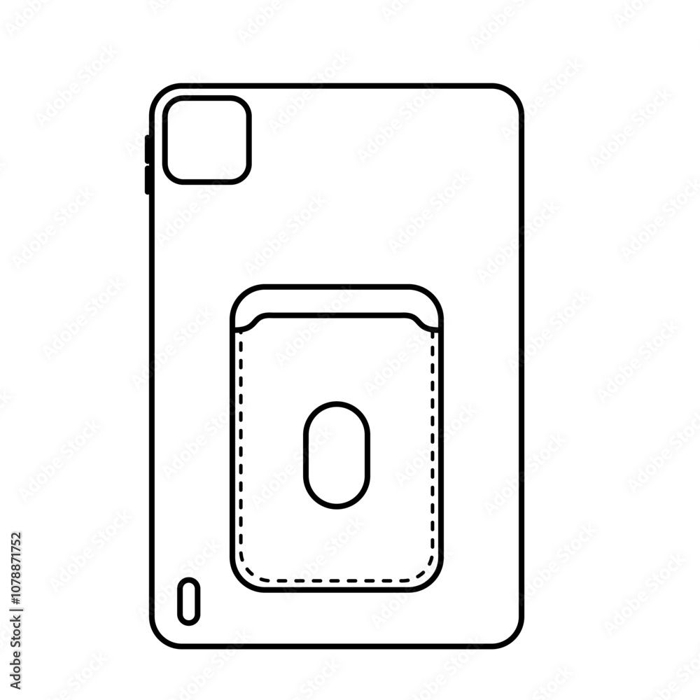 Outline Phone Case with Card Holder Outline Phone Case with Card Holder