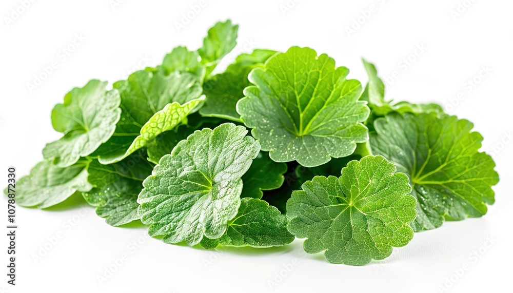 Close up Gotu kola or Centella asiatica leaves Close up Gotu kola or Centella asiatica leaves
