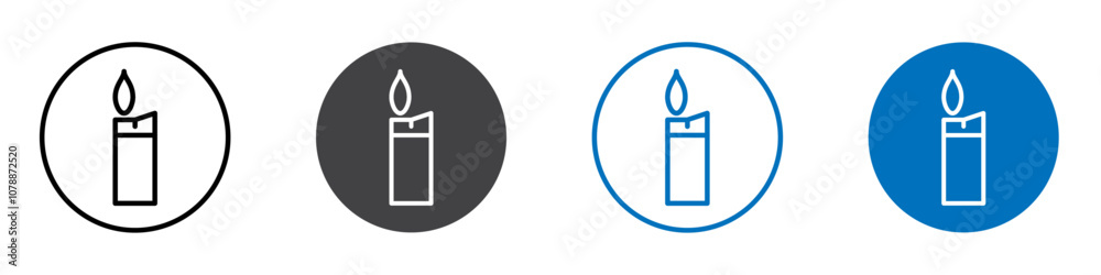 Lighter icon Logo sign in thin line outline Lighter icon Logo sign in thin line outline