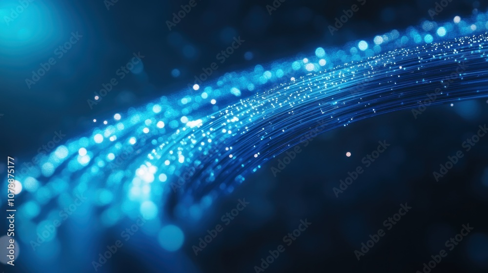 Abstract Blue Light Streaks Abstract Blue Light Streaks