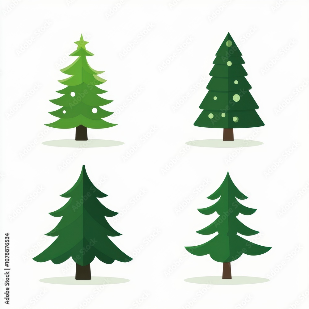 Vector illustration of Christmas tree Vector illustration of Christmas tree