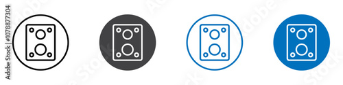 Speaker icon vector
