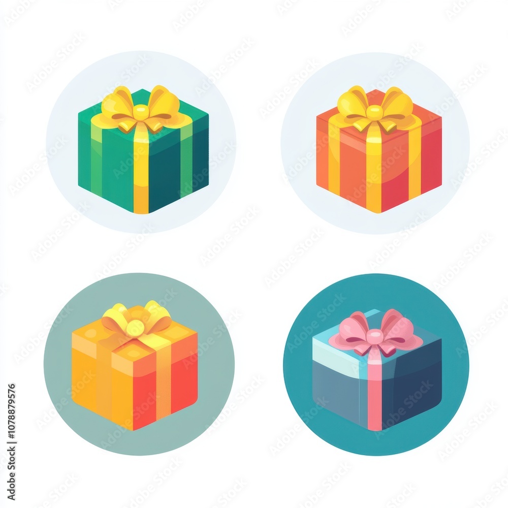 Gift box for holiday closeup view Gift box for holiday closeup view
