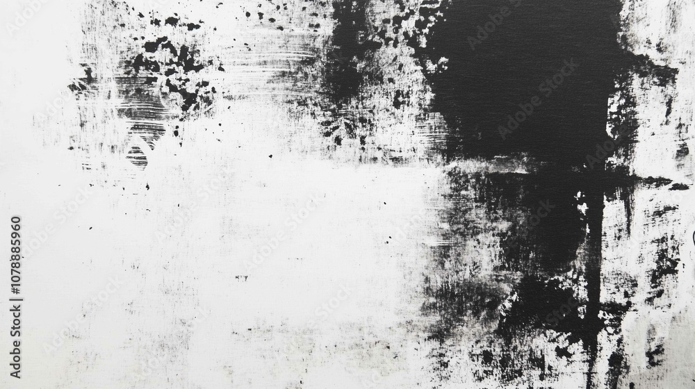 Obraz premium Detail of black and white texture and background on photocopy paper 