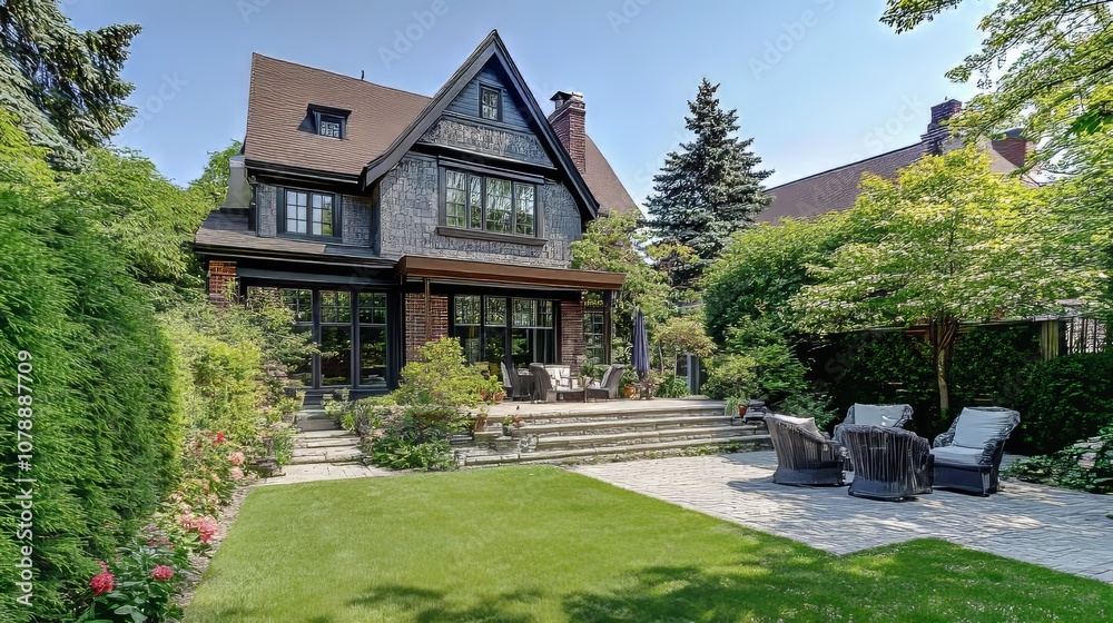 Renovated Canadian house with luxurious design elements, including rooms and outdoor spaces. Renovated Canadian house with luxurious design elements, including rooms and outdoor spaces.