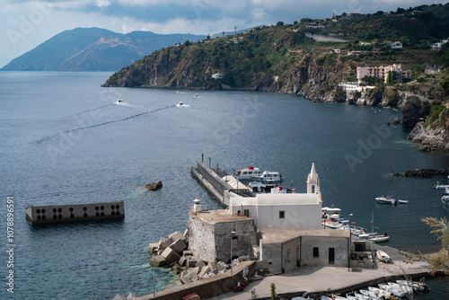 view of th lipari marina photo