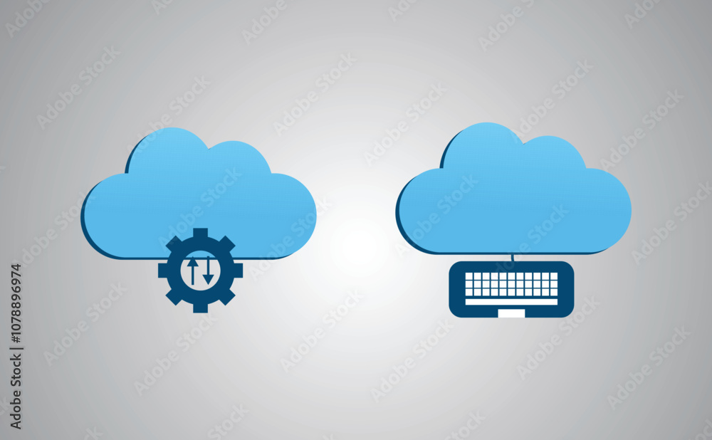 cloud computing icons cloud computing icons