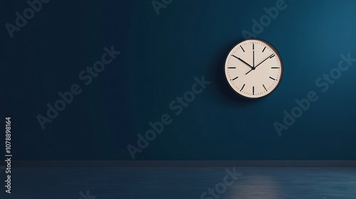 Wallpaper Mural Elegant Midnight Clock with Festive Background and Copyspace for or Event Torontodigital.ca