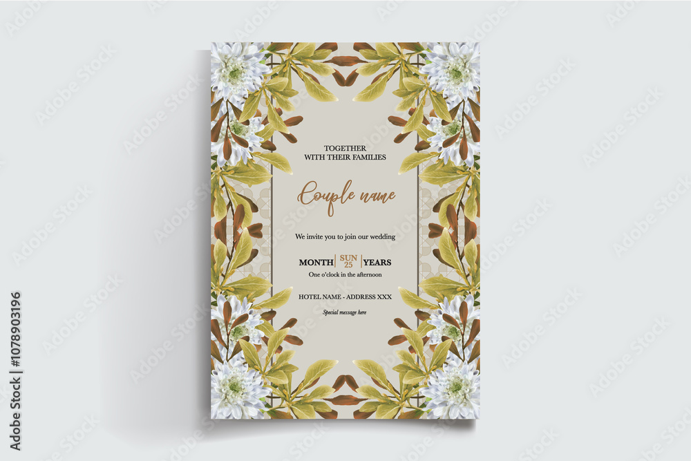 BRIDAL SHOWER FLORAL INVITATION TEMPLATE BRIDAL SHOWER FLORAL INVITATION TEMPLATE