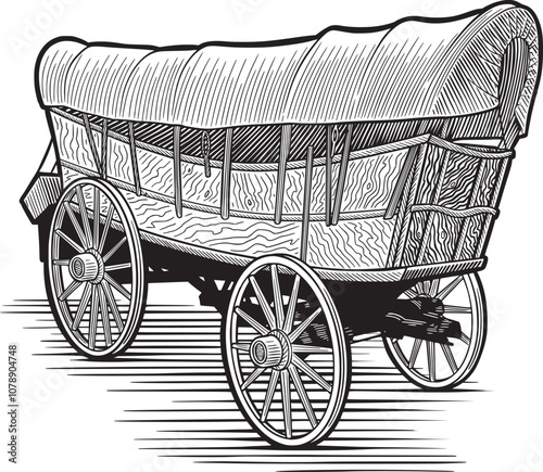 Antique Covered Wagon