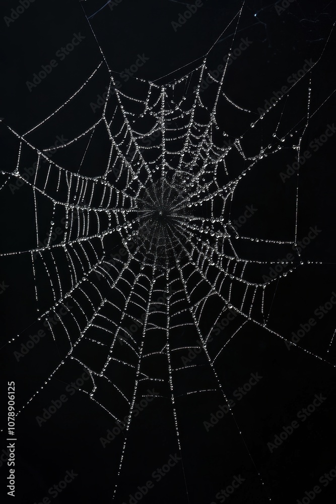Fototapeta premium Spider web. Halloween decoration element.