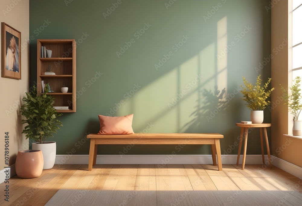 interior with bench interior with bench