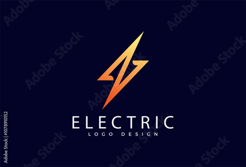 Electric Logo, tunder bolt design logo template, vector illustration