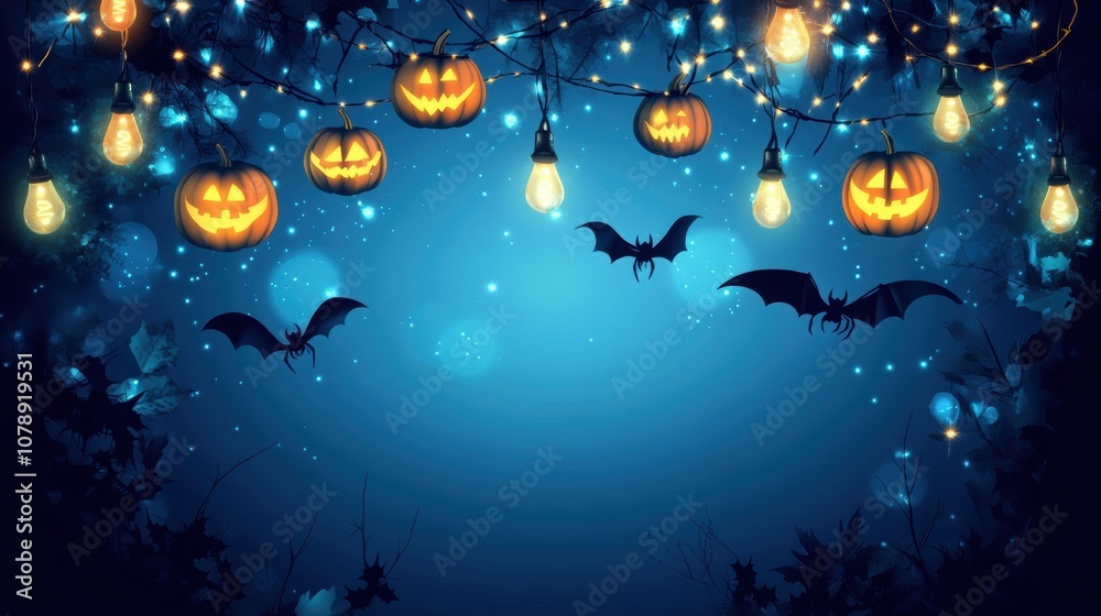 Background template with copy text for Halloween poster design Background template with copy text for Halloween poster design