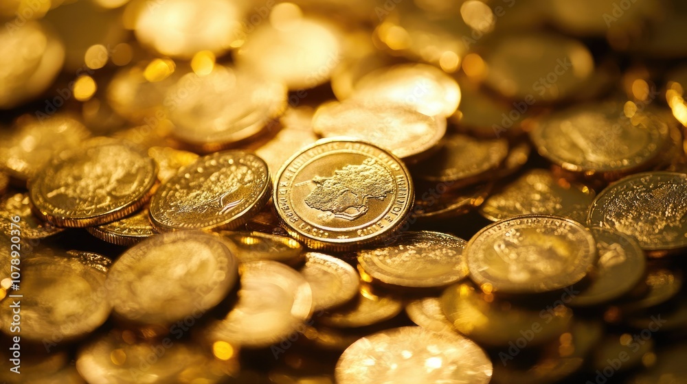 Gold coins and digital currencies in financial growth Gold coins and digital currencies in financial growth