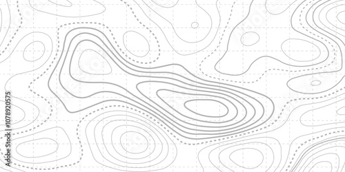 Topographic map lines background. Abstract vector illustration. Topographic map background with space for your copy.