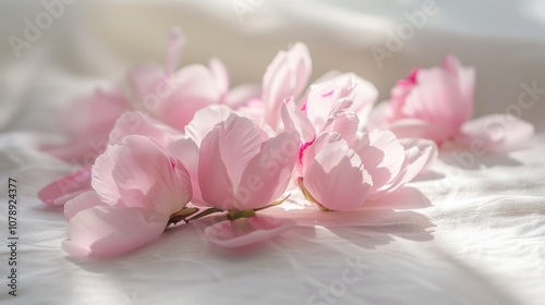 Delicate Pink Peonies: A Close-Up View of Floral Beauty