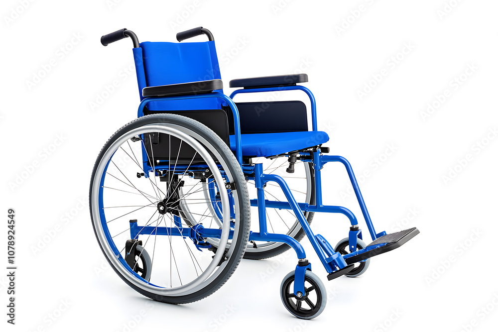 Fototapeta premium Wheelchair isolated on white background