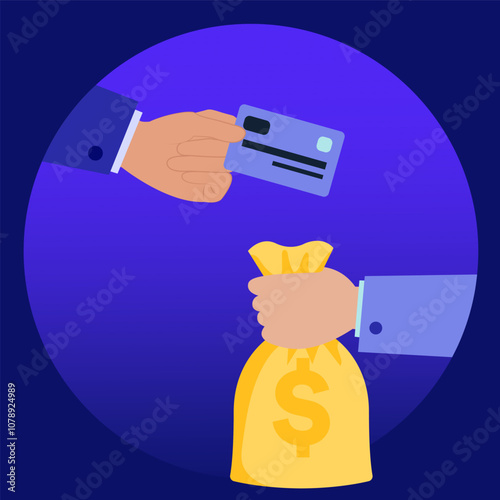 Credit Card Payment and Financial Transaction Concept