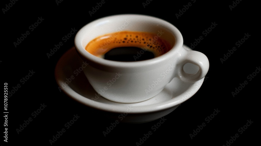 Close-up of a Coffee Cup with Espresso Close-up of a Coffee Cup with Espresso