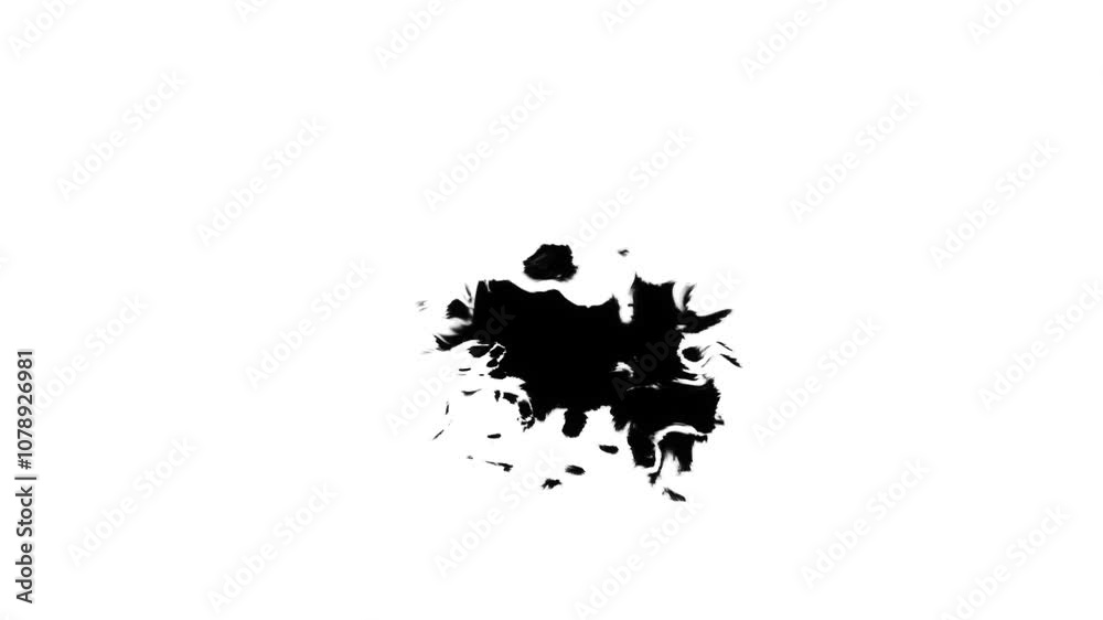 splash of black ink liquid flow splash of black ink liquid flow