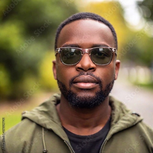 person wearing safety glasses with fogged lenses
