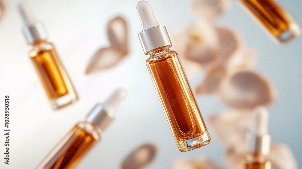Floating Serum Bottles: A Luxurious Skincare Experience Floating Serum Bottles: A Luxurious Skincare Experience
