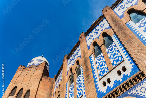 Canvas Print Ehemalige Stierkampf Arena La Monumental in Barcelona, Spanien