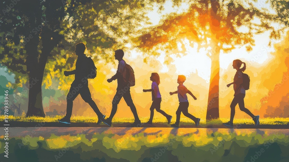 Family unites for a meaningful charity walk to support a great cause together