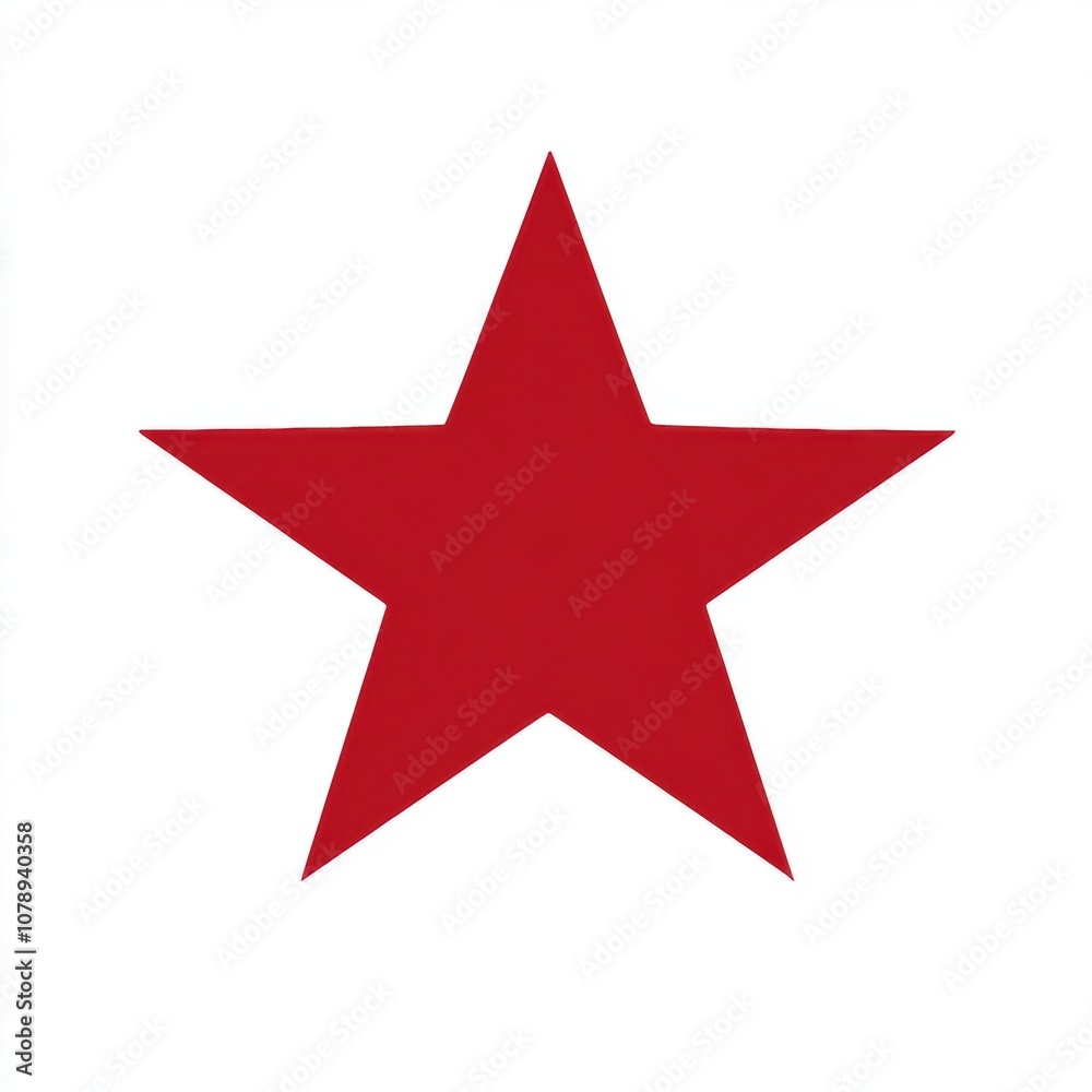 Red star isolated over plain background Red star isolated over plain background