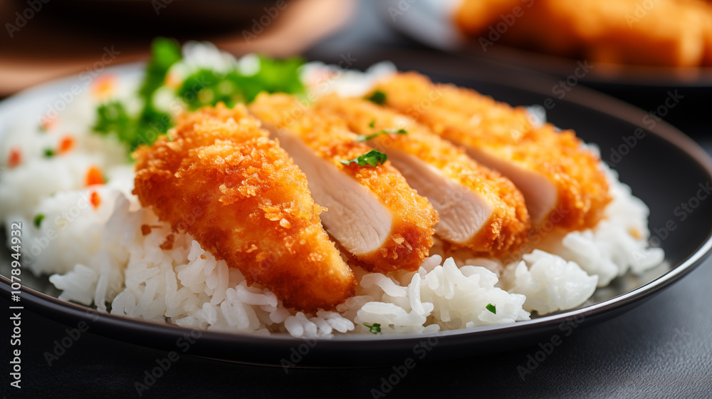 Delicious chicken chop rice pictures
Delicious chicken chop rice pictures