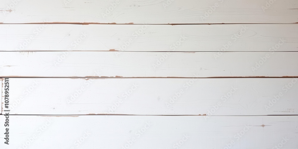 Fototapeta premium White wooden boards with a rustic texture background, vintage, distressed, home decor