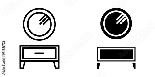 Dressing Room Icon set. Symbol isolated white background. vector illustration. color editable.