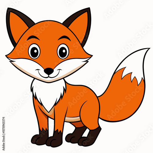 red fox cartoon