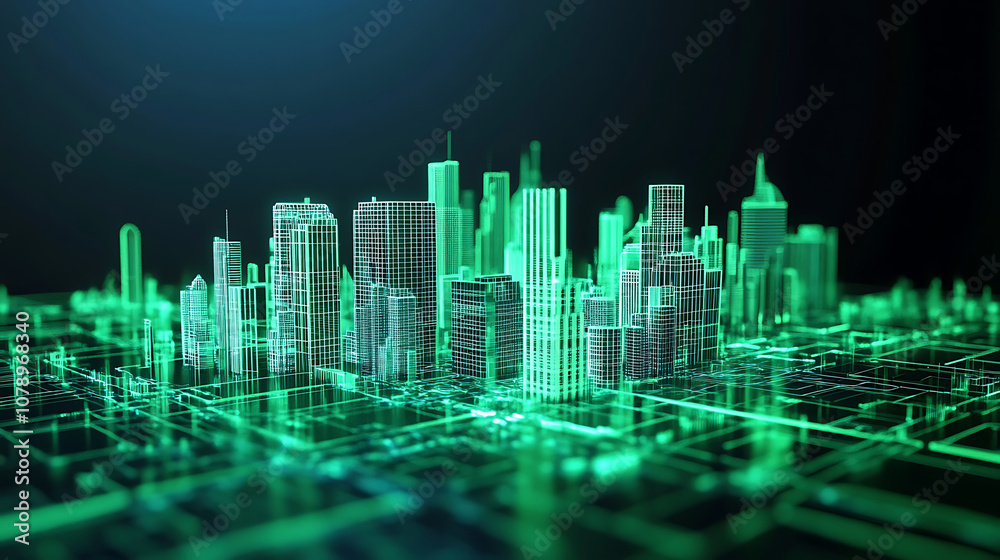 Futuristic metaverse city concept with glowing neon lights
Futuristic metaverse city concept with glowing neon lights