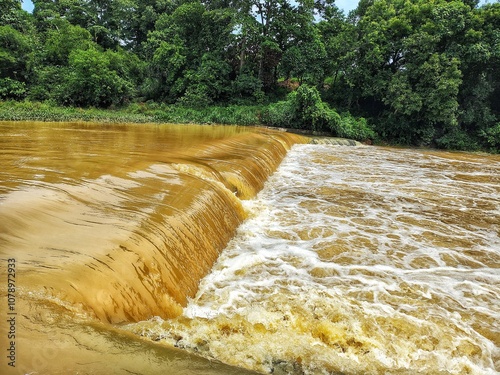 Flowing water photo