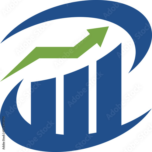 business financial accounting logo vector
