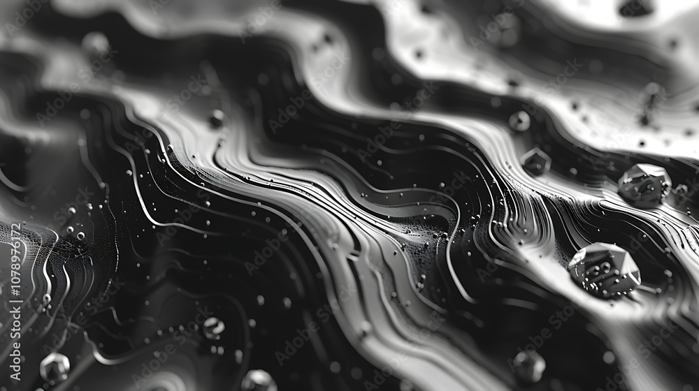 black and grey waves, strategically black and grey waves, strategically