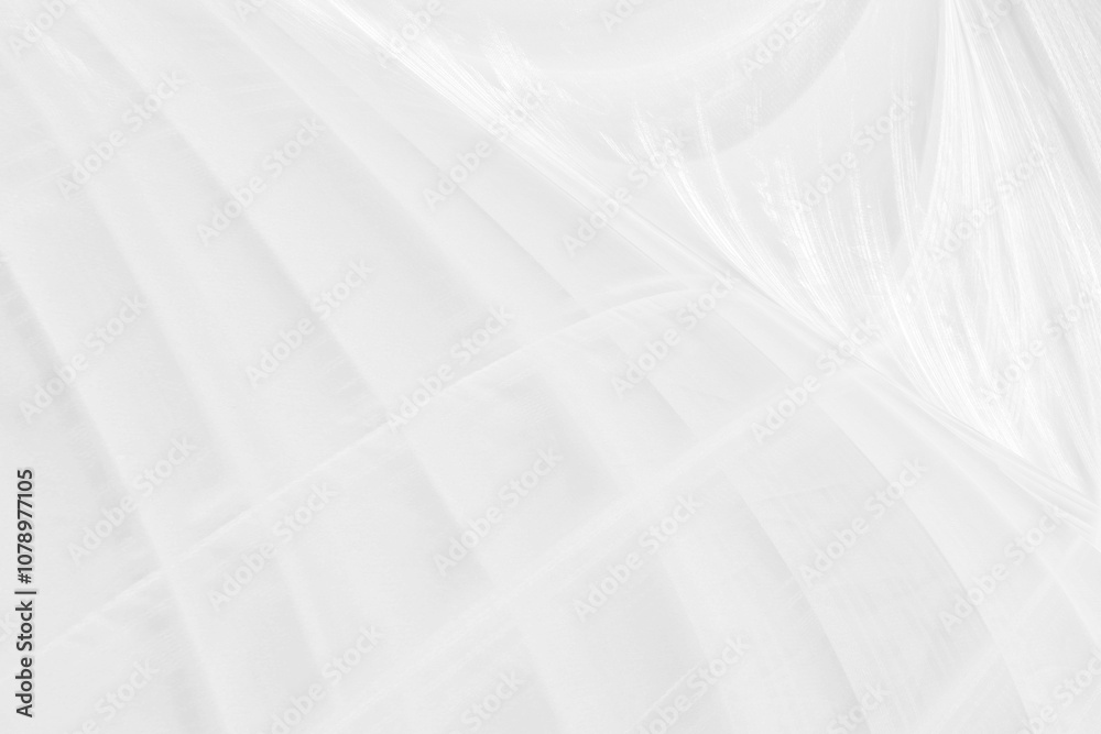 Obraz premium white and gray soft fabric abstract smooth curve shape decorative fashion textile background