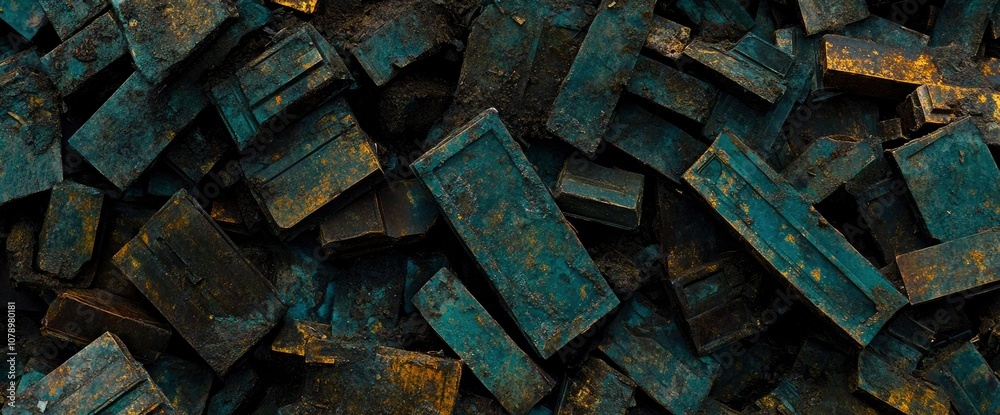Rusty Metal Scrap Pile Rusty Metal Scrap Pile