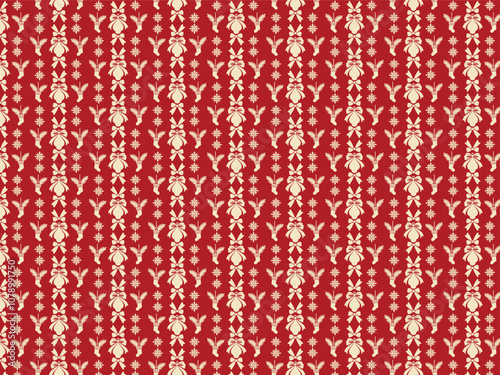 Shameless Pattern Christmas ornaments vector illustration colorful silhouette design