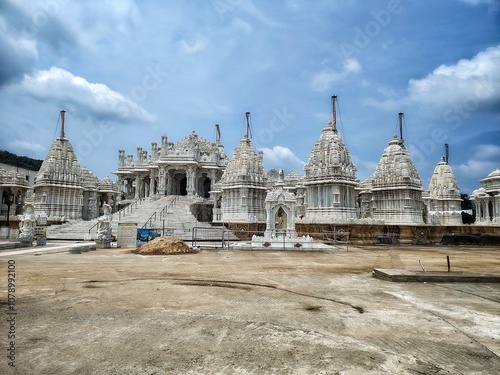 A temple built with white marble.