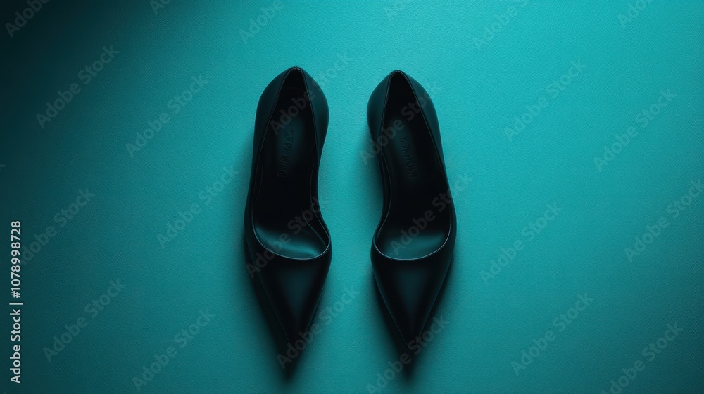 The Elegant Black High Heels The Elegant Black High Heels