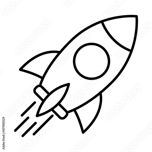 Improvement Programs Icon – Rocket, Representing Growth, Development Opportunities, and Employee Progress