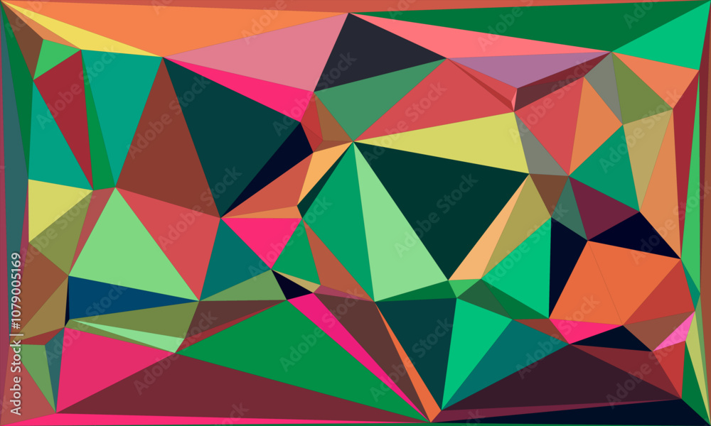 Vibrant Polygon Background Collection: Abstract Geometric Patterns in Bold and Pastel Hues Vibrant Polygon Background Collection: Abstract Geometric Patterns in Bold and Pastel Hues