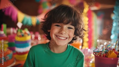 The Joyful Child at Party